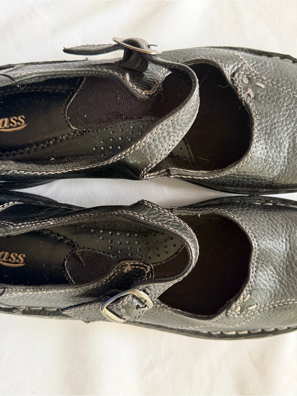 G.H. Bass & Co. "Fern" Black Leather Mary Jane Comfort Shoes - Women’s Size 8M - Picture 3 of 12